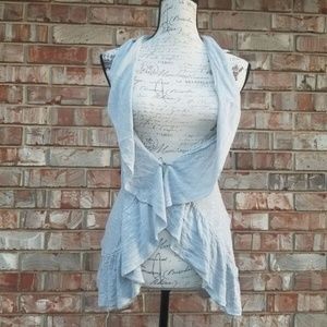 Gray Tiered Vest